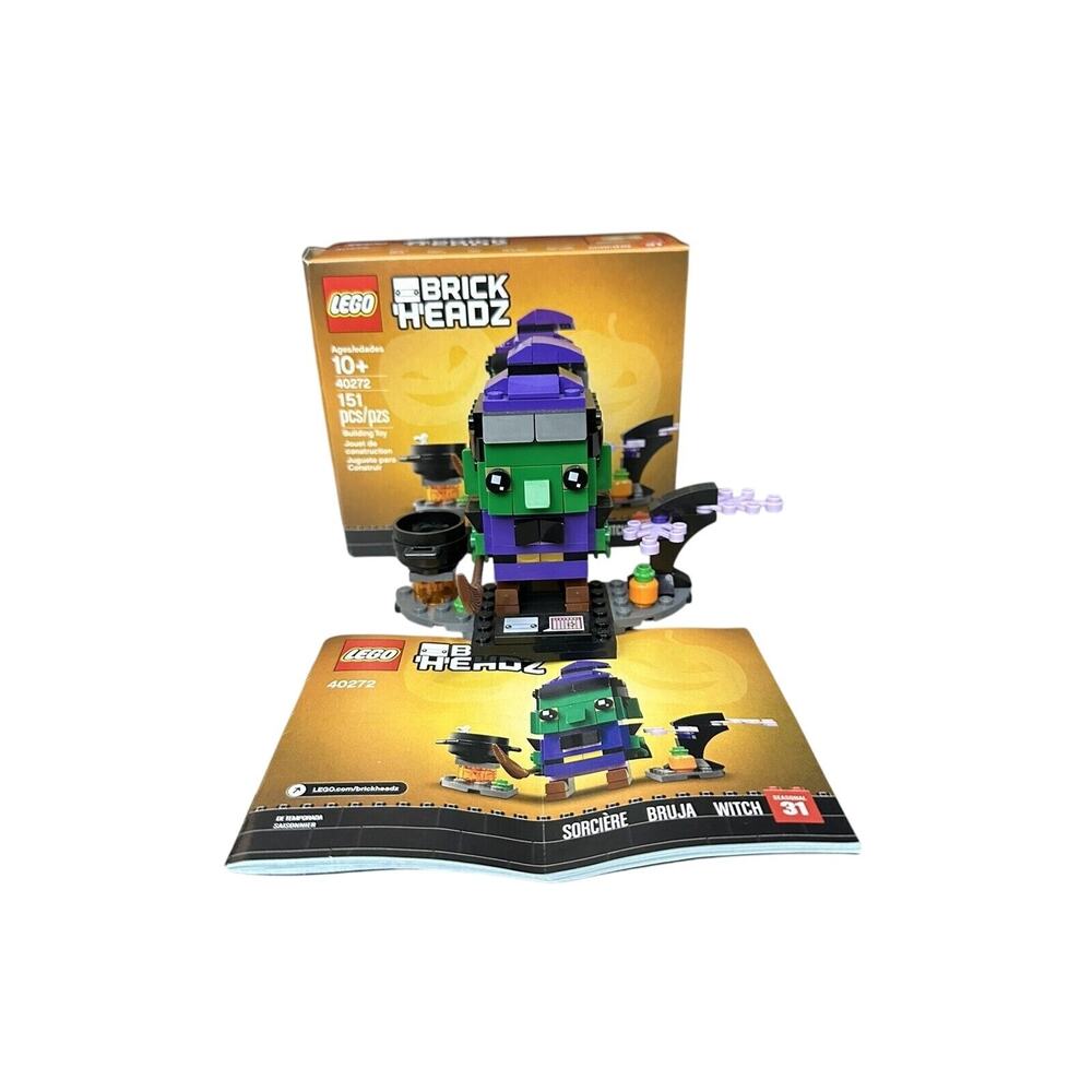 LEGO 40272 BrickHeadz Halloween Witch Complete Set Retired